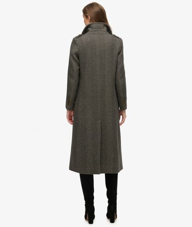 Double Breasted Wool Blend Coat Image 6