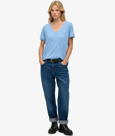 Studios Slub T-shirt met Borduursel Image 3