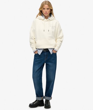 Luxe Casual Relaxed Hoodie Image 3