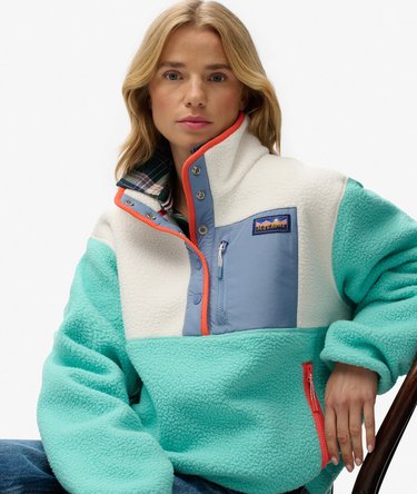 Pullover en Polaire Colour Block Image 2