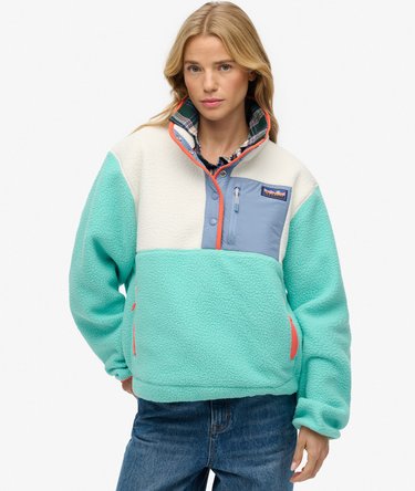 Pullover en Polaire Colour Block Image 1