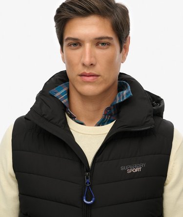 Hooded Fuji Padded Gilet Image 4