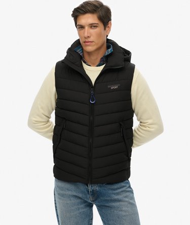 Hooded Fuji Padded Gilet Image 5