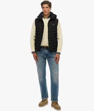 Hooded Fuji Padded Gilet Image 3