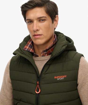 Hooded Fuji Padded Gilet Image 4