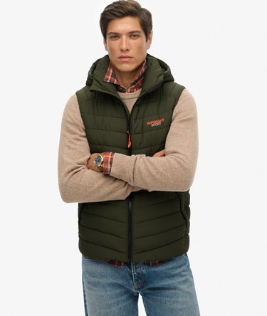 Hooded Fuji Padded Gilet Image 5