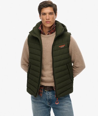 Hooded Fuji Padded Gilet Image 1