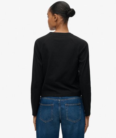 Essential Logo Langarmshirt Image 5