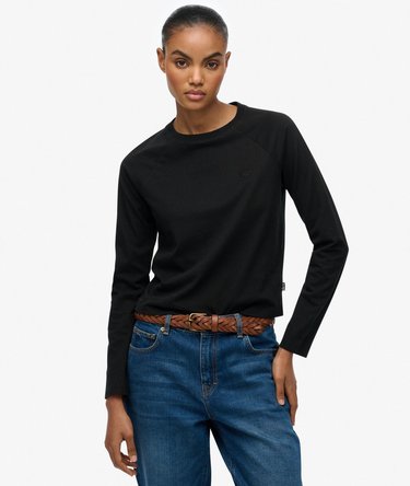 Essential Logo Langarmshirt Image 1