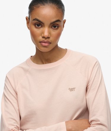 Essential Logo Langarmshirt Image 4