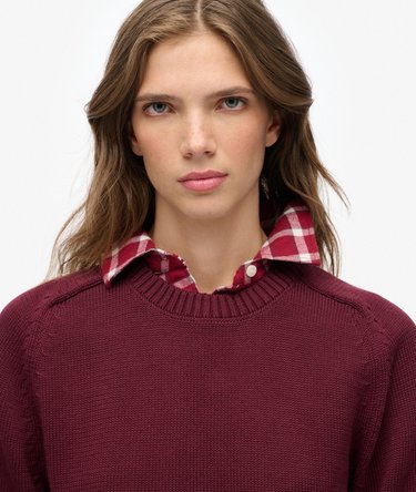 Pull Ras du Cou Slouchy en Maille Image 4