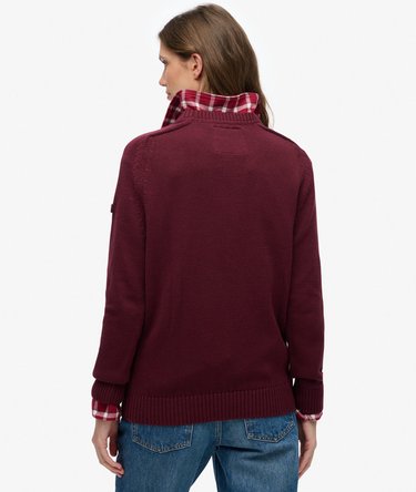 Pull Ras du Cou Slouchy en Maille Image 5