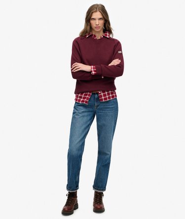 Pull Ras du Cou Slouchy en Maille Image 3