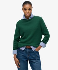 Slouchy Knitted Crew Jumper