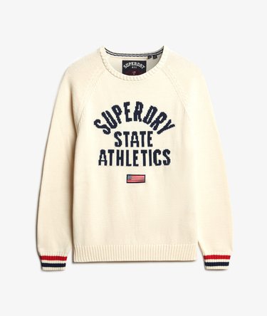 Slouchy Intarsia Graphic Knitted Jumper Image 6