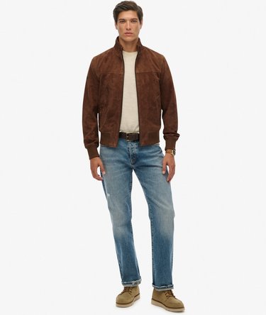 Modern Leather Sports Jacket Image 3