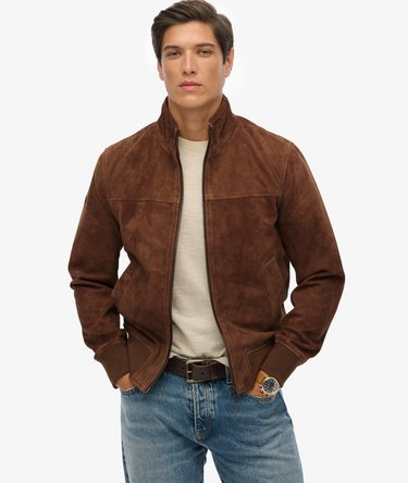 Modern Leather Sports Jacket Image 1