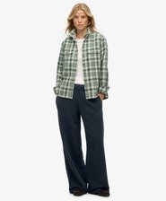 Pantalon de survêtement teint en pièce à logo Athletic Essentials