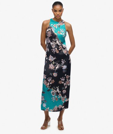 Racer Jacquard Maxi Dress Image 1