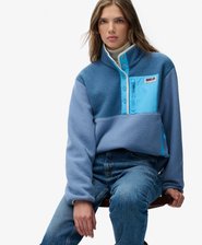 Pullover in Pile Bicolore