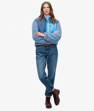 Pullover en Polaire Colour Block Image 3