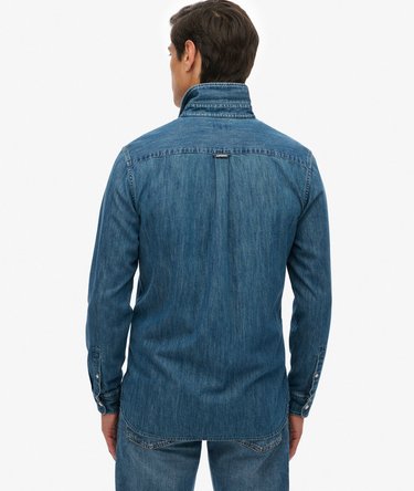 Essential Long Sleeve Denim Shirt Image 5