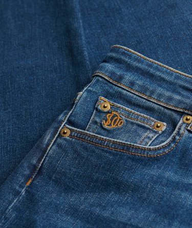 Organic Cotton Mid Rise Skinny Jeans Image 7