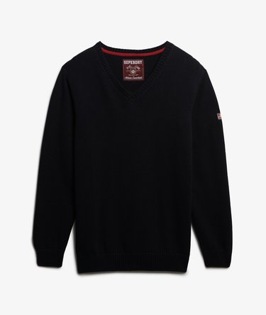 Oversized V Neck Jumper Image 6