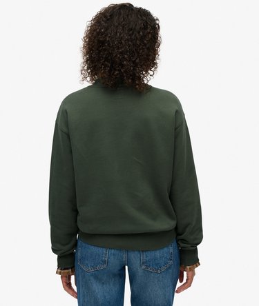 Brand Mark Loose Crew Sweatshirt Image 5