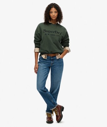 Brand Mark Loose Crew Sweatshirt Image 3
