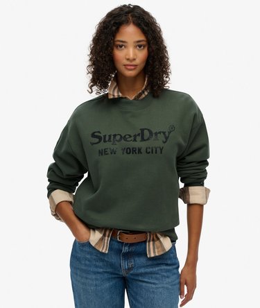 Brand Mark Loose Crew Sweatshirt Image 1