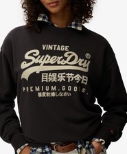 Sweatshirt Ample Logo Vintage Orné