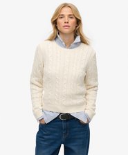 Essential Zopfmuster-Pullover