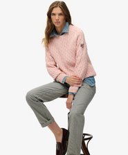 Slouchy Cable Knit Jumper