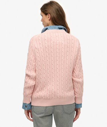 Slouchy Cable Knit Jumper Image 5