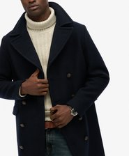 Abrigo Largo The Merchant Store Mezcla de Lana