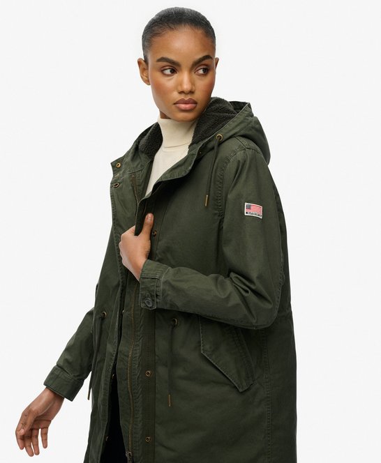 Veste Militaire SUPERDRY Kaki - Taille M Unisexe - Occasion Très Bon état