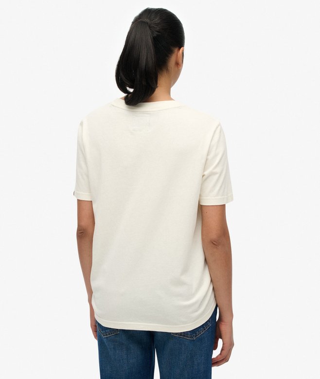 Embellished Vintage Logo Relaxed T-Shirt