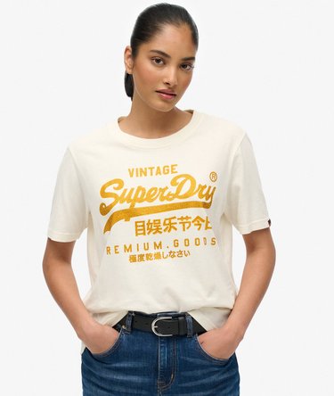 Embellished Vintage Logo Relaxed T-Shirt Image 1