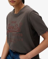 Embellished Vintage Logo Relaxed T-Shirt