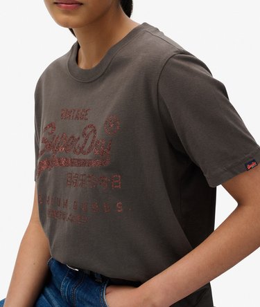 Embellished Vintage Logo Relaxed T-Shirt Image 2