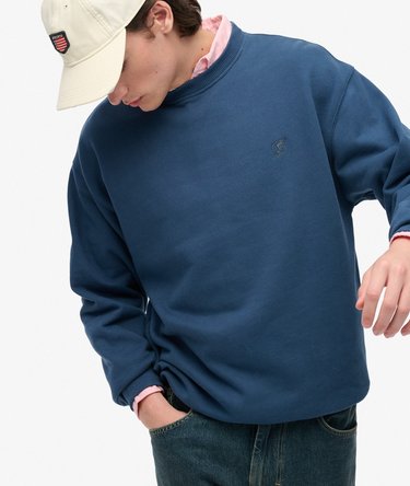 Blank Oversized Crew Sweatshirt Image 2