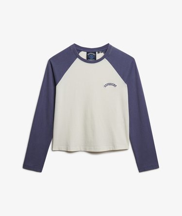 Essential Logo Long Sleeve Baseball Top Image 6