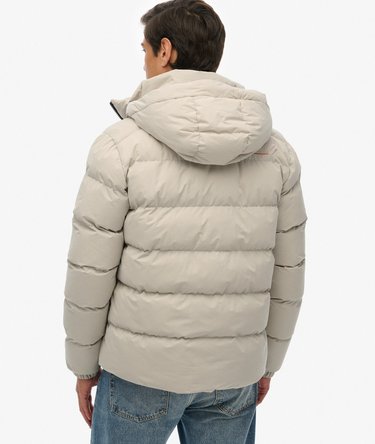 Hooded Microfibre Sport Puffer Jacket Image 6