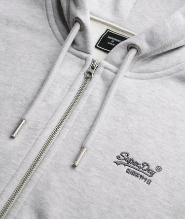 Vintage Logo Geborduurde Zip Hoodie Image 6