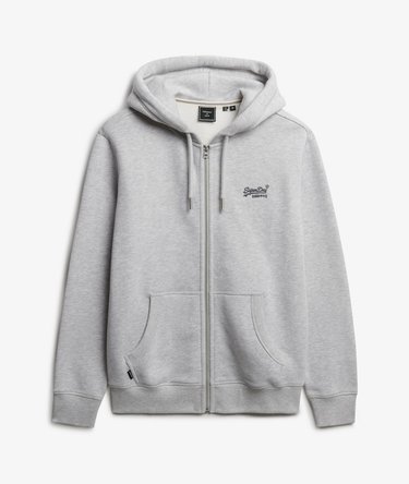 Vintage Logo Geborduurde Zip Hoodie Image 7