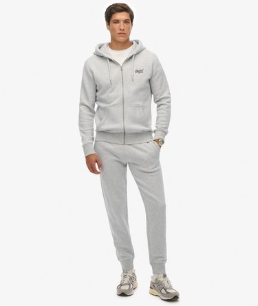 Vintage Logo Geborduurde Zip Hoodie Image 3