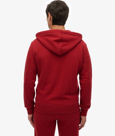 Vintage Logo Embroidered Zip Hoodie Image 5
