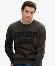 Sudadera tonal de cuello redondo Vintage Athletic