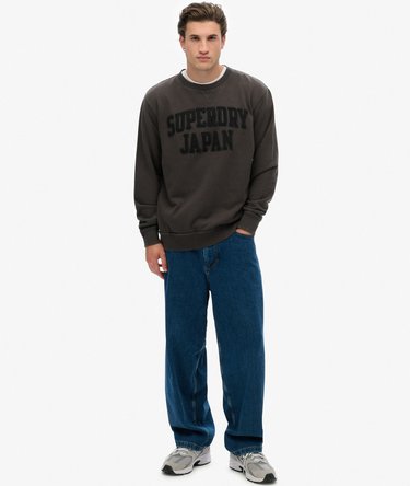 Sudadera tonal de cuello redondo Vintage Athletic Image 3